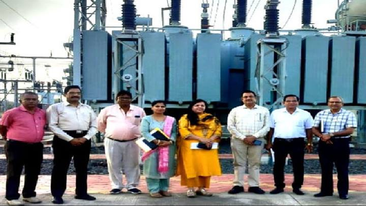 जाईका प्रतिनिधि ने किया एमपी ट्रांसको के भोपाल सब स्टेशन का निरीक्षण